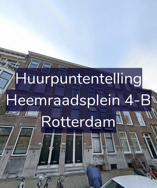 Foto gevel Huurpuntentelling voor Heemraadsplein 4-B, Rotterdam
