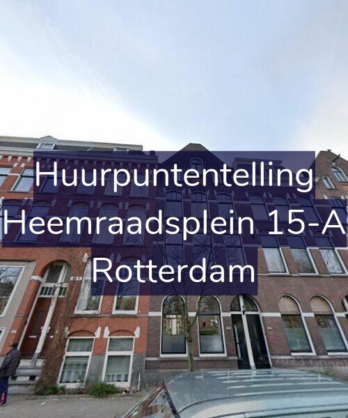 Foto gevel Huurpuntentelling voor Heemraadsplein 15-A, Rotterdam