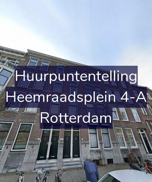 Foto gevel Huurpuntentelling voor Heemraadsplein 4-A, Rotterdam