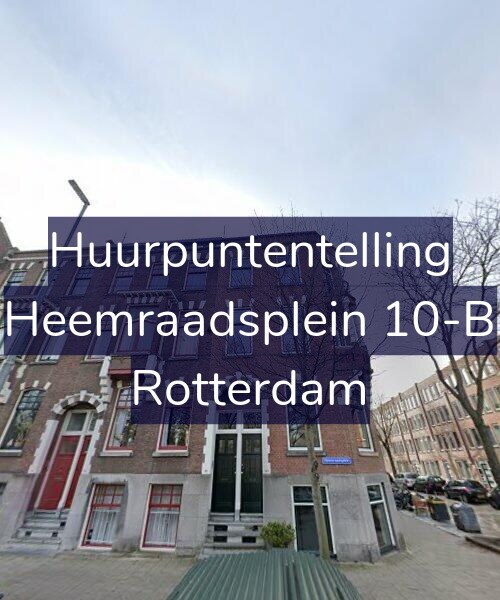 Foto gevel Huurpuntentelling voor Heemraadsplein 10-B, Rotterdam