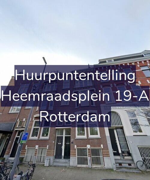 Foto gevel Huurpuntentelling voor Heemraadsplein 19-A, Rotterdam