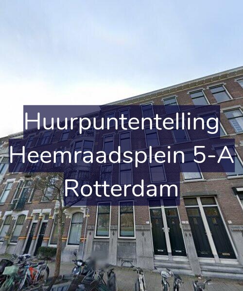 Foto gevel Huurpuntentelling voor Heemraadsplein 5-A, Rotterdam