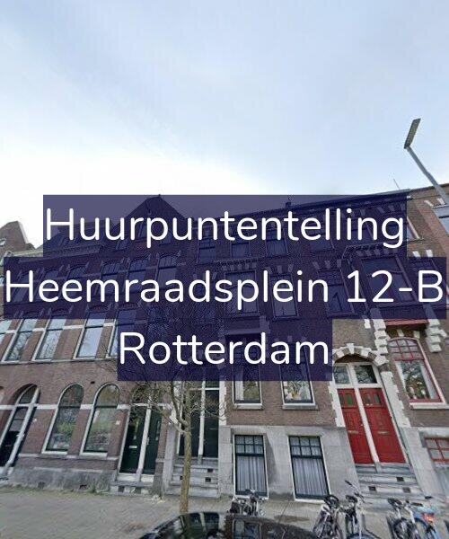 Foto gevel Huurpuntentelling voor Heemraadsplein 12-B, Rotterdam