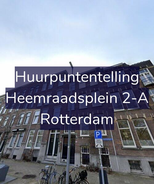 Foto gevel Huurpuntentelling voor Heemraadsplein 2-A, Rotterdam