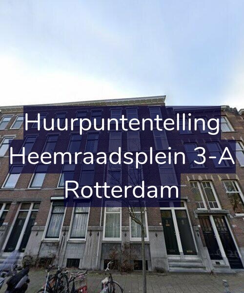 Foto gevel Huurpuntentelling voor Heemraadsplein 3-A, Rotterdam