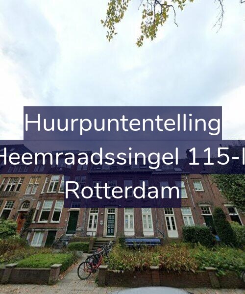 Foto gevel Huurpuntentelling voor Heemraadssingel 115-K, Rotterdam