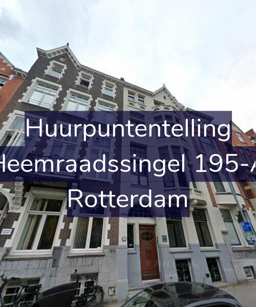 Foto gevel Huurpuntentelling voor Heemraadssingel 195-A, Rotterdam