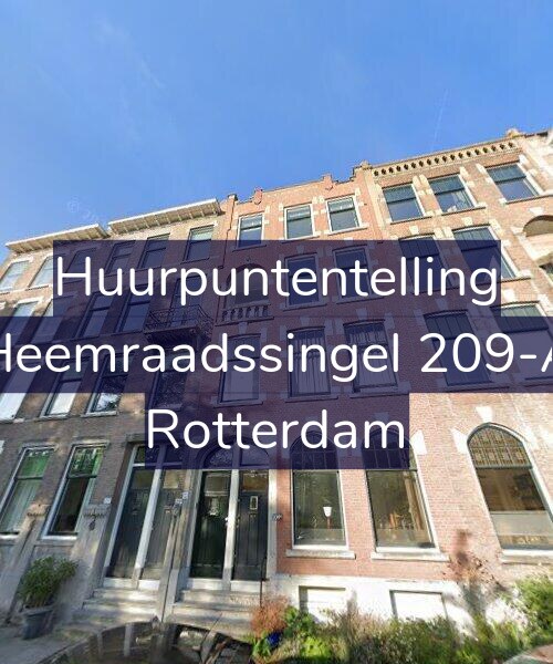 Foto gevel Huurpuntentelling voor Heemraadssingel 209-A, Rotterdam