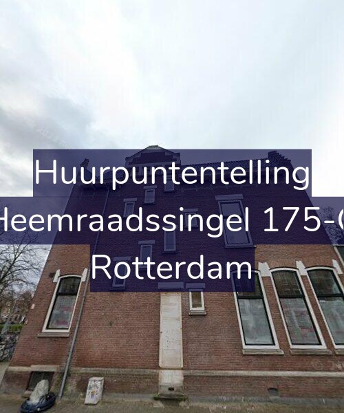 Foto gevel Huurpuntentelling voor Heemraadssingel 175-C, Rotterdam