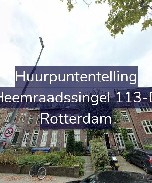 Foto gevel Huurpuntentelling voor Heemraadssingel 113-D, Rotterdam
