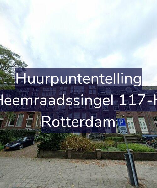 Foto gevel Huurpuntentelling voor Heemraadssingel 117-H, Rotterdam