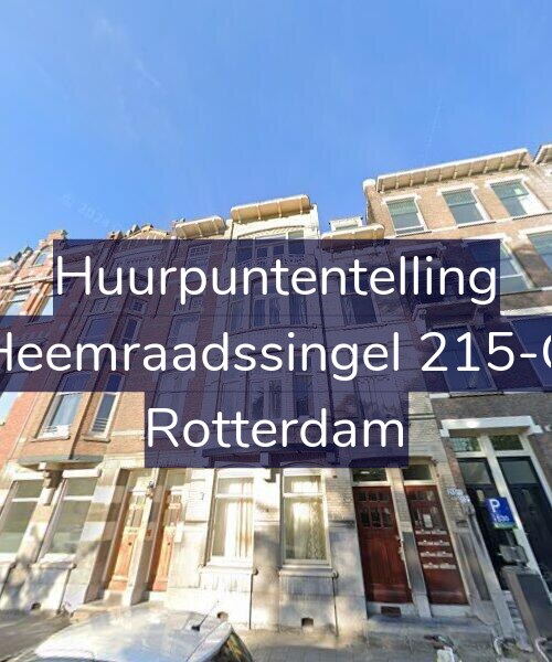 Foto gevel Huurpuntentelling voor Heemraadssingel 215-C, Rotterdam