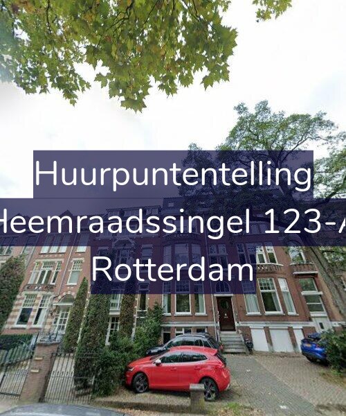 Foto gevel Huurpuntentelling voor Heemraadssingel 123-A, Rotterdam