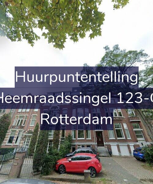 Foto gevel Huurpuntentelling voor Heemraadssingel 123-C, Rotterdam