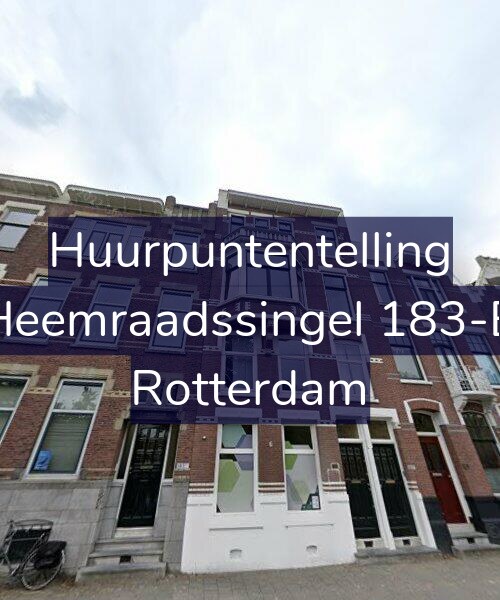 Foto gevel Huurpuntentelling voor Heemraadssingel 183-B, Rotterdam