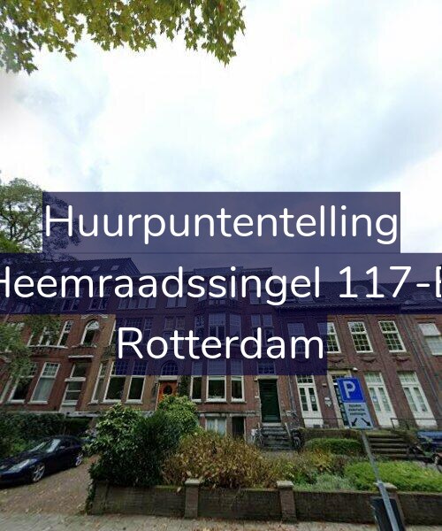 Foto gevel Huurpuntentelling voor Heemraadssingel 117-B, Rotterdam