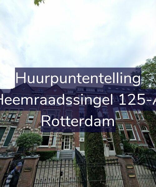Foto gevel Huurpuntentelling voor Heemraadssingel 125-A, Rotterdam
