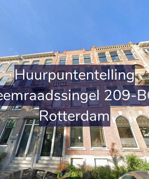 Foto gevel Huurpuntentelling voor Heemraadssingel 209-B02, Rotterdam