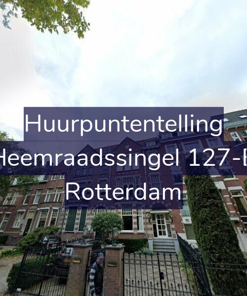 Foto gevel Huurpuntentelling voor Heemraadssingel 127-B, Rotterdam