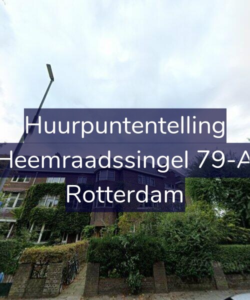 Foto gevel Huurpuntentelling voor Heemraadssingel 79-A, Rotterdam