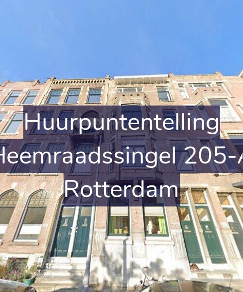 Foto gevel Huurpuntentelling voor Heemraadssingel 205-A, Rotterdam