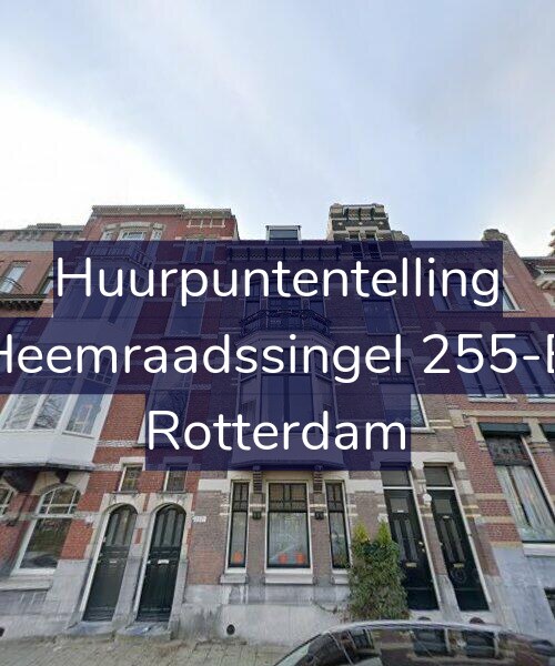 Foto gevel Huurpuntentelling voor Heemraadssingel 255-B, Rotterdam