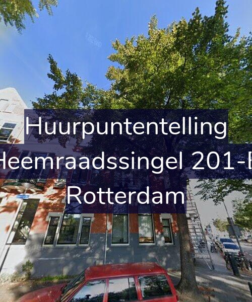Foto gevel Huurpuntentelling voor Heemraadssingel 201-B, Rotterdam