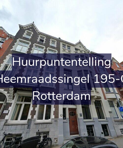 Foto gevel Huurpuntentelling voor Heemraadssingel 195-C, Rotterdam