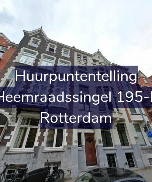 Foto gevel Huurpuntentelling voor Heemraadssingel 195-E, Rotterdam