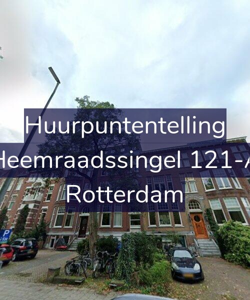 Foto gevel Huurpuntentelling voor Heemraadssingel 121-A, Rotterdam