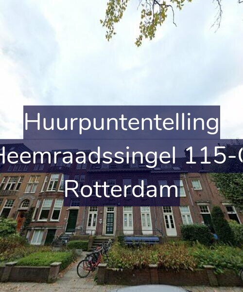 Foto gevel Huurpuntentelling voor Heemraadssingel 115-G, Rotterdam