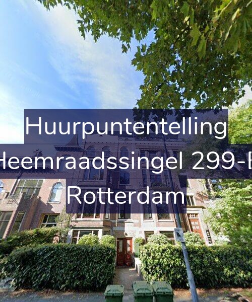 Foto gevel Huurpuntentelling voor Heemraadssingel 299-B, Rotterdam