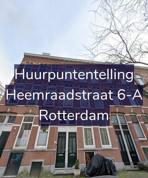 Foto gevel Huurpuntentelling voor Heemraadstraat 6-A, Rotterdam