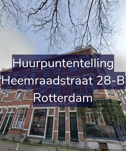Foto gevel Huurpuntentelling voor Heemraadstraat 28-B, Rotterdam