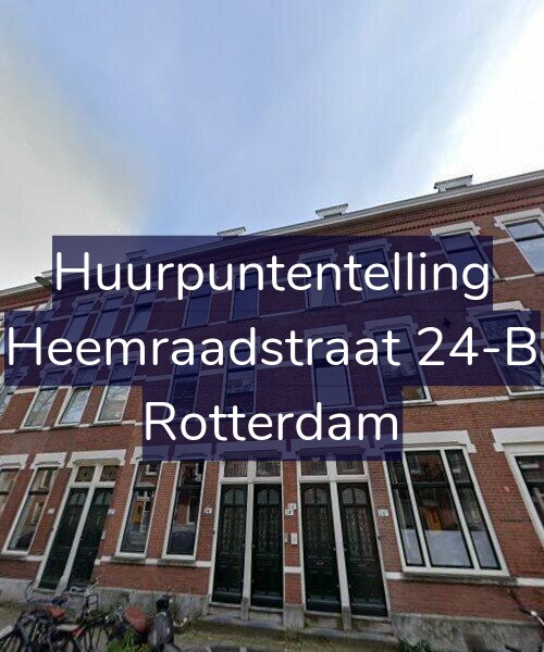 Foto gevel Huurpuntentelling voor Heemraadstraat 24-B, Rotterdam