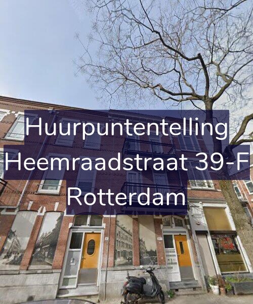 Foto gevel Huurpuntentelling voor Heemraadstraat 39-F, Rotterdam