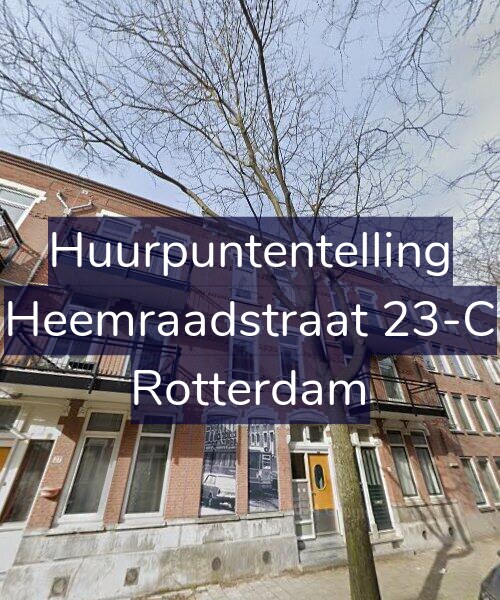 Foto gevel Huurpuntentelling voor Heemraadstraat 23-C, Rotterdam