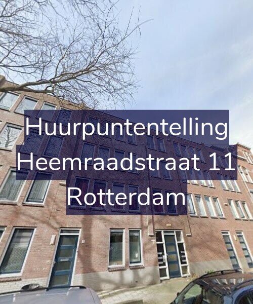 Foto gevel Huurpuntentelling voor Heemraadstraat 11, Rotterdam