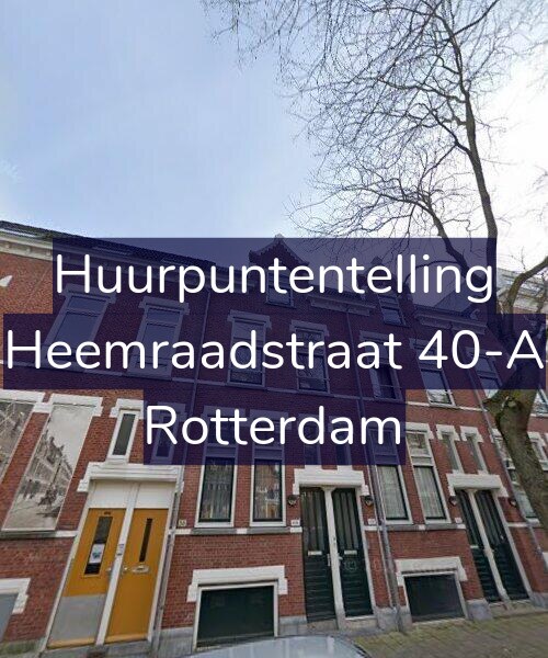 Foto gevel Huurpuntentelling voor Heemraadstraat 40-A, Rotterdam