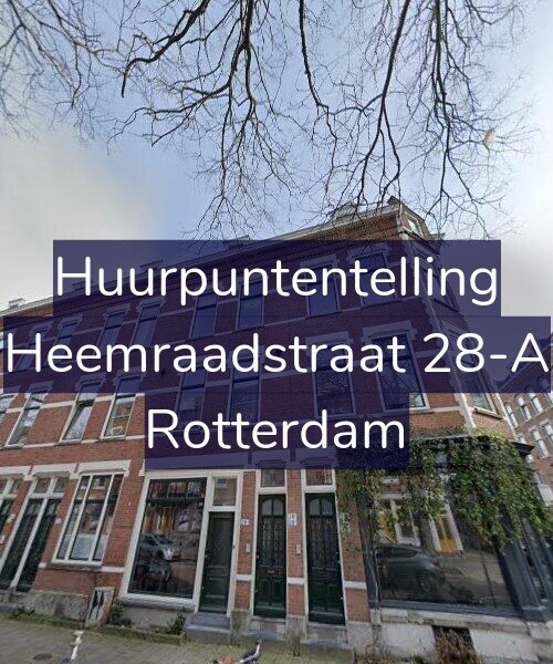 Foto gevel Huurpuntentelling voor Heemraadstraat 28-A, Rotterdam