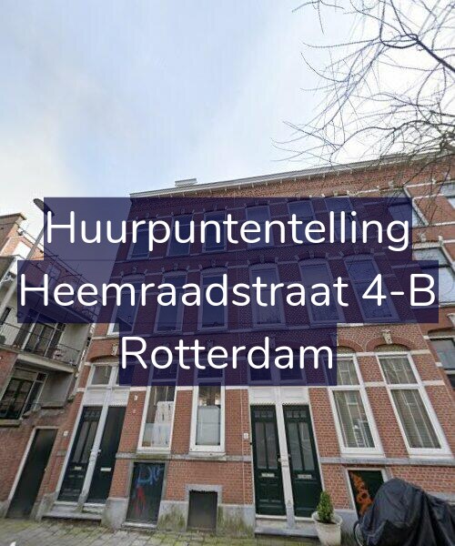 Foto gevel Huurpuntentelling voor Heemraadstraat 4-B, Rotterdam