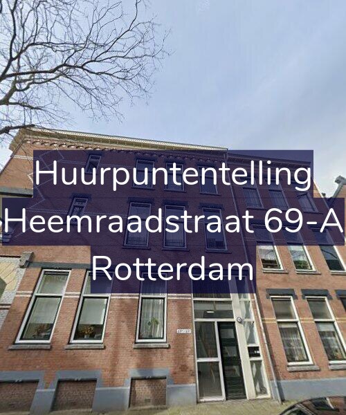 Foto gevel Huurpuntentelling voor Heemraadstraat 69-A, Rotterdam