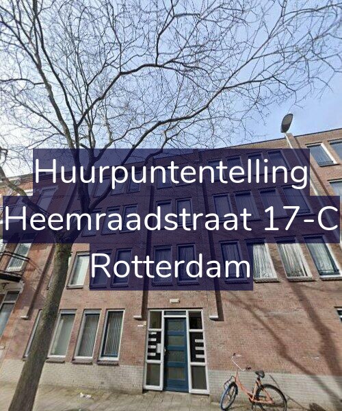 Foto gevel Huurpuntentelling voor Heemraadstraat 17-C, Rotterdam