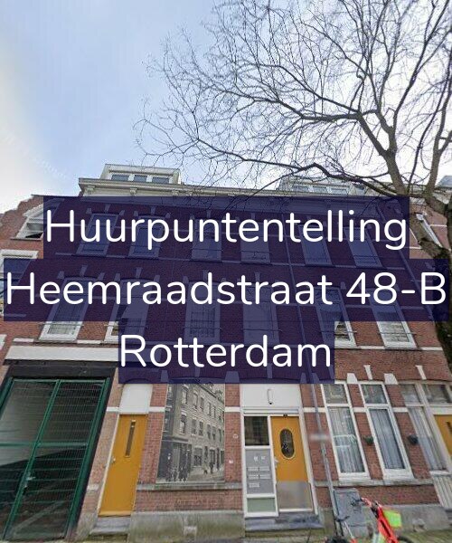 Foto gevel Huurpuntentelling voor Heemraadstraat 48-B, Rotterdam