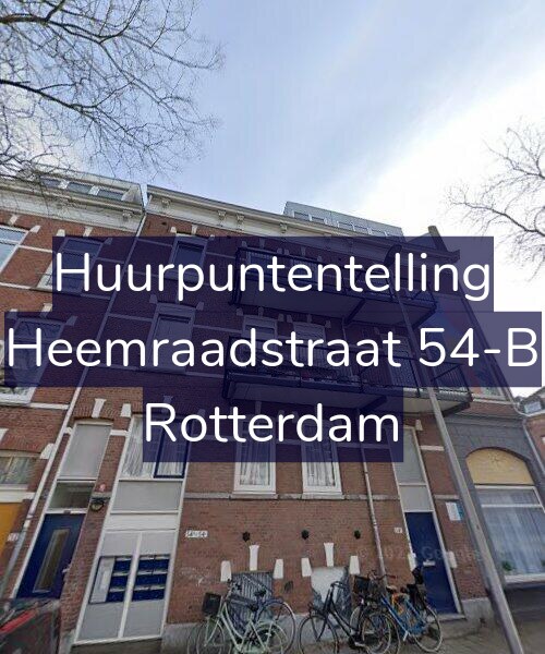 Foto gevel Huurpuntentelling voor Heemraadstraat 54-B, Rotterdam