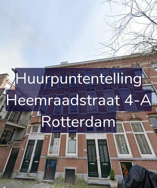 Foto gevel Huurpuntentelling voor Heemraadstraat 4-A, Rotterdam