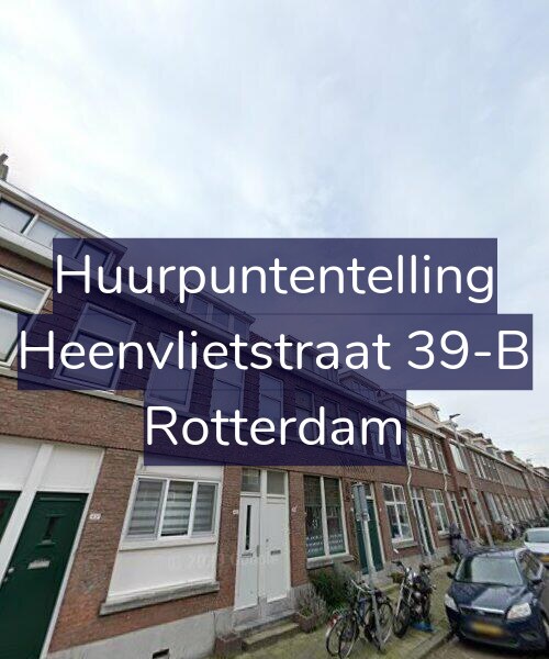 Foto gevel Huurpuntentelling voor Heenvlietstraat 39-B, Rotterdam