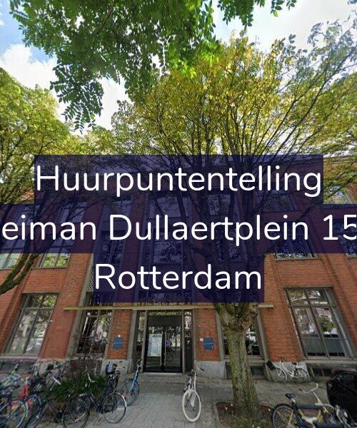 Foto gevel Huurpuntentelling voor Heiman Dullaertplein 156, Rotterdam