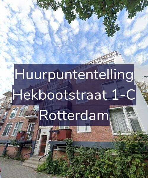 Foto gevel Huurpuntentelling voor Hekbootstraat 1-C, Rotterdam