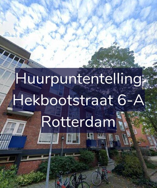Foto gevel Huurpuntentelling voor Hekbootstraat 6-A, Rotterdam